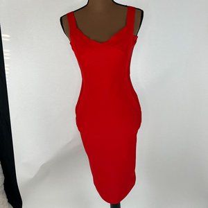 Red Bandage Slip Dress